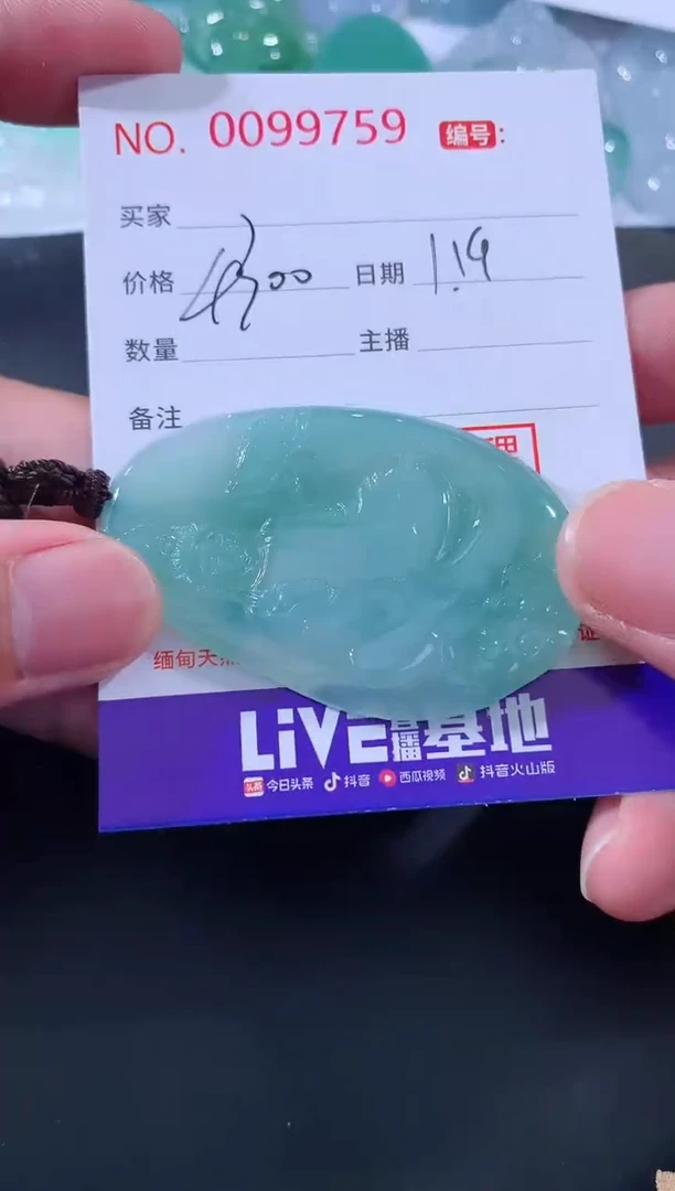 【闪购商品】翡翠颈饰未镶嵌天然缅甸A货翡翠