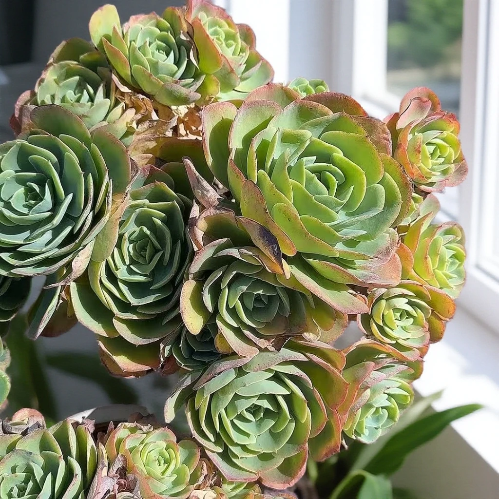 柠檬玫瑰脱土  小谢多肉植物庭院空气耐旱上盆种植固定