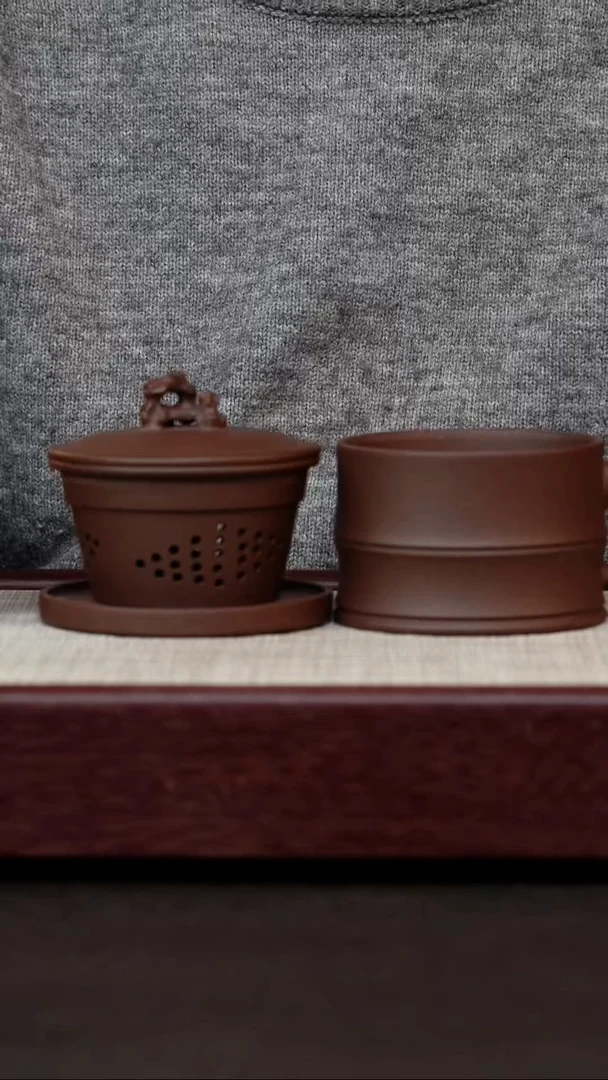 茶杯紫砂太湖石四件套