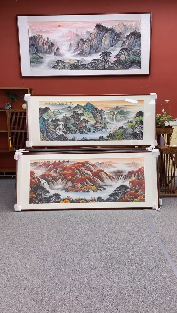 国画鸿运当头   219*88