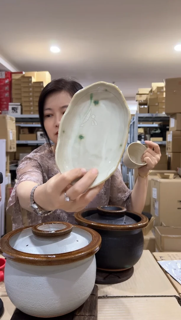瓷日本进口濑户烧托盘