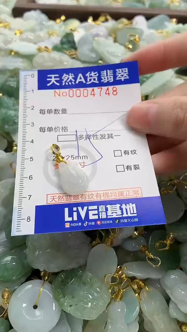 颈饰未镶嵌翡翠天然A货翡翠
