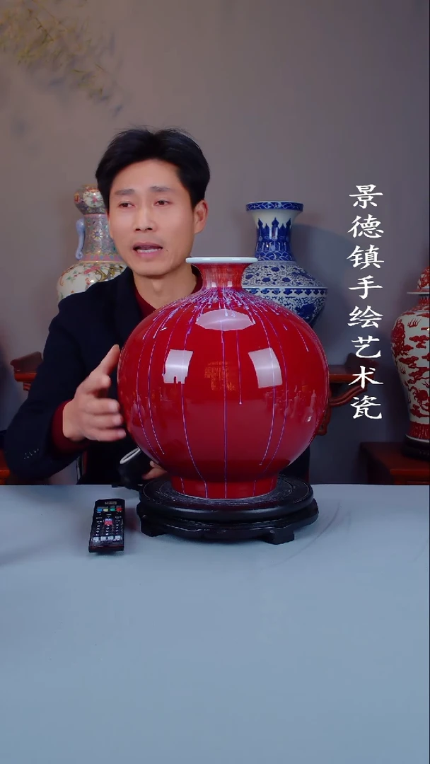 摆件景德镇手工手绘陶瓷62