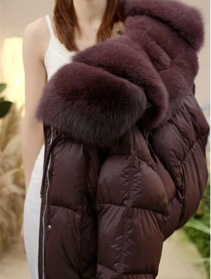 【ss】新款上新 | 洋气短款时尚百搭保暖纯色冬季大毛领羽绒服