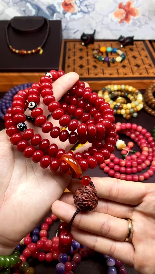 【闪购商品】白玉菩提手串红菩提多圈 108颗 跑环款