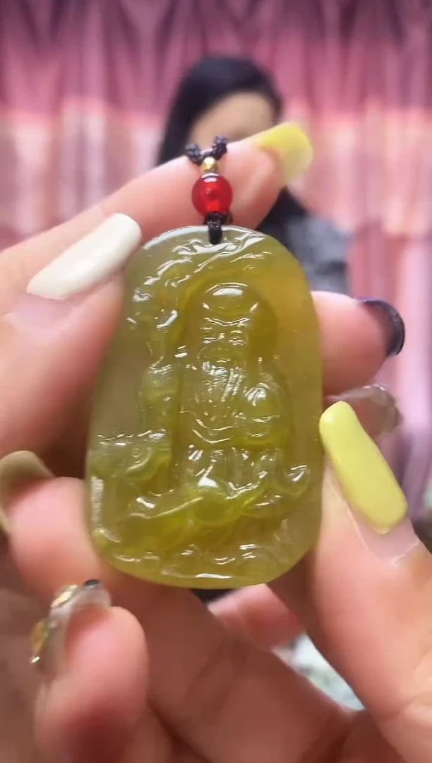 未镶嵌岫玉吊坠