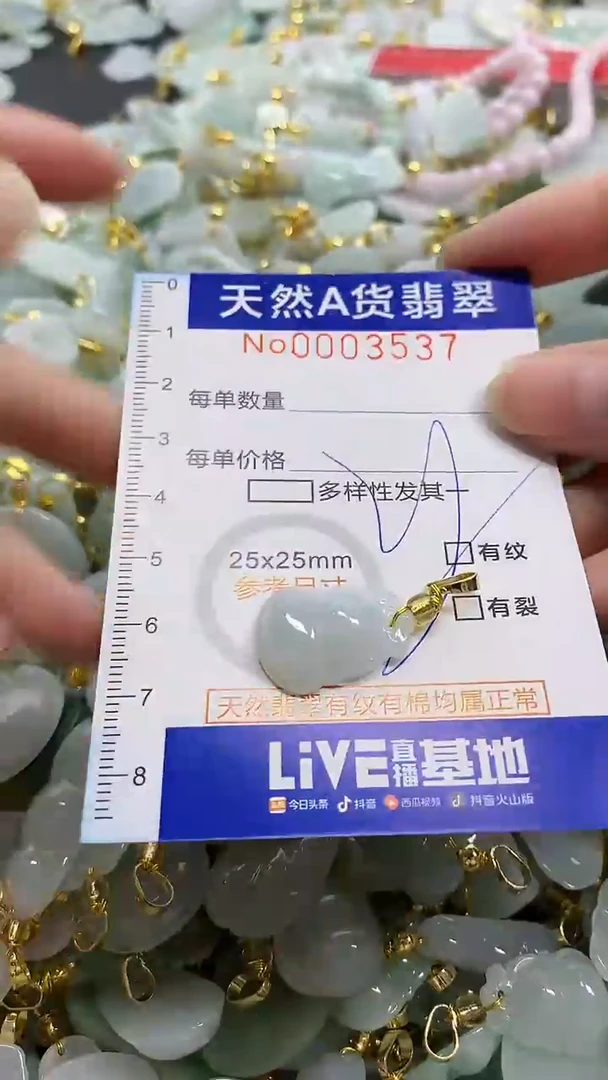 颈饰未镶嵌翡翠天然A货翡翠