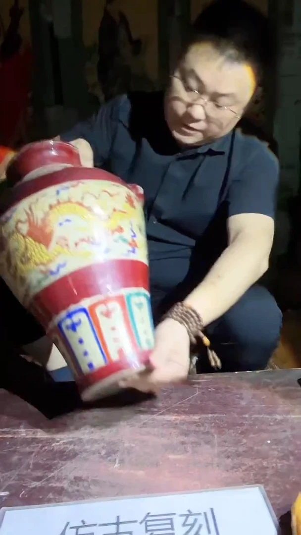 摆件景德镇陶瓷流水158