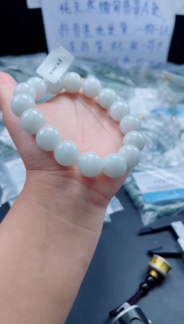 未镶嵌戒指翡翠珠串13.9