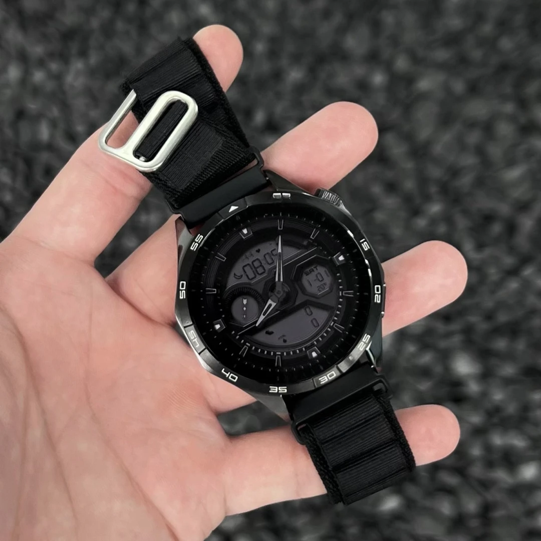 适用华为手表GT6/GT5高山回环尼龙表带gt4/3荣耀watch5腕带秋冬款