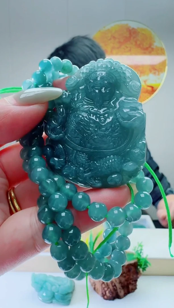 翡翠未镶嵌颈饰多样性随机发其一