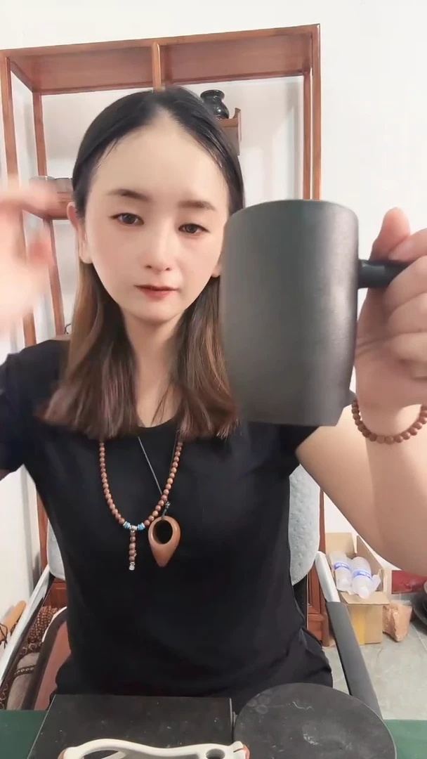 砭石泗水砭石杯木把