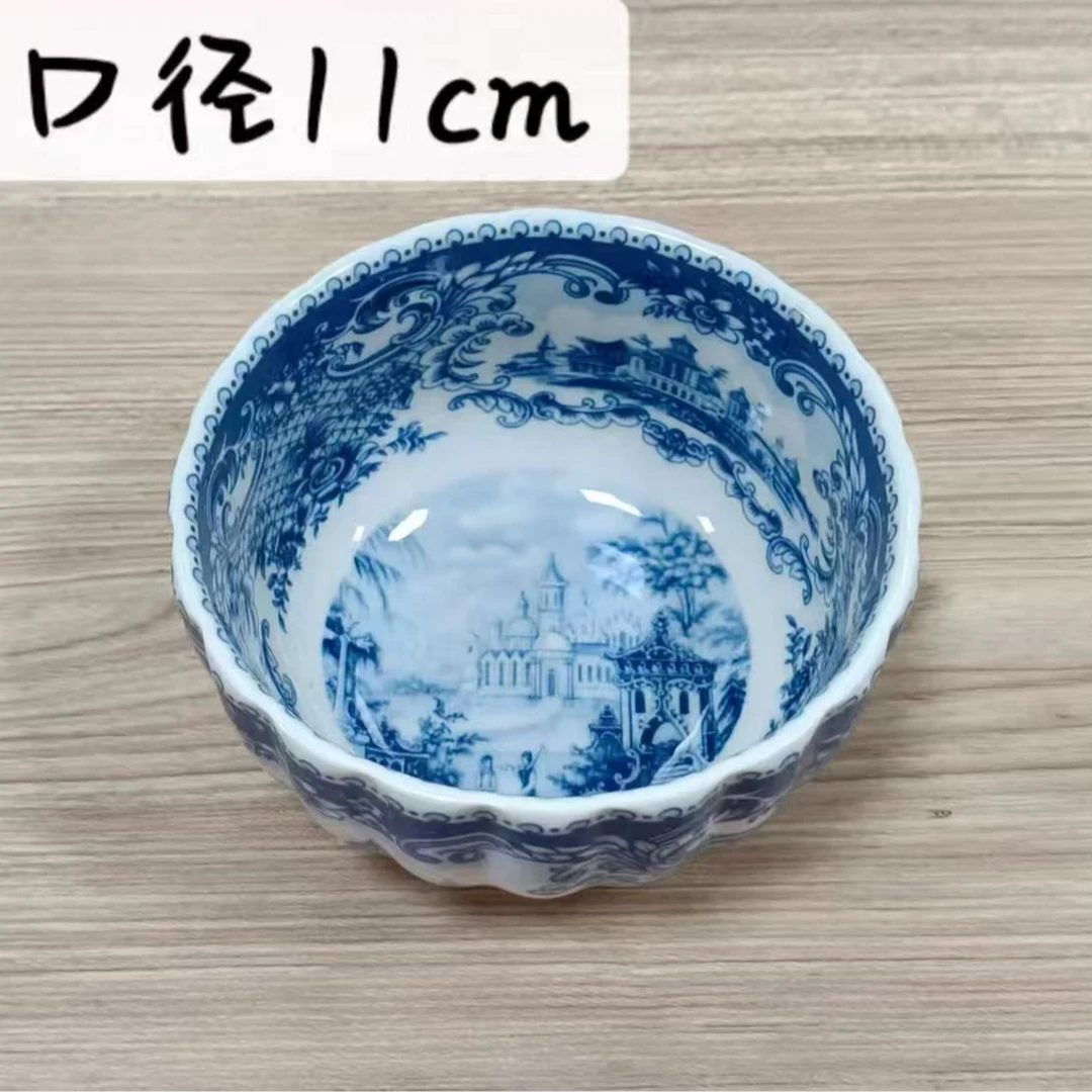 屋里进 蓝色城堡 碗