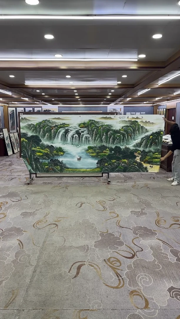 绘画Y-邵明义-大丈二-山水画