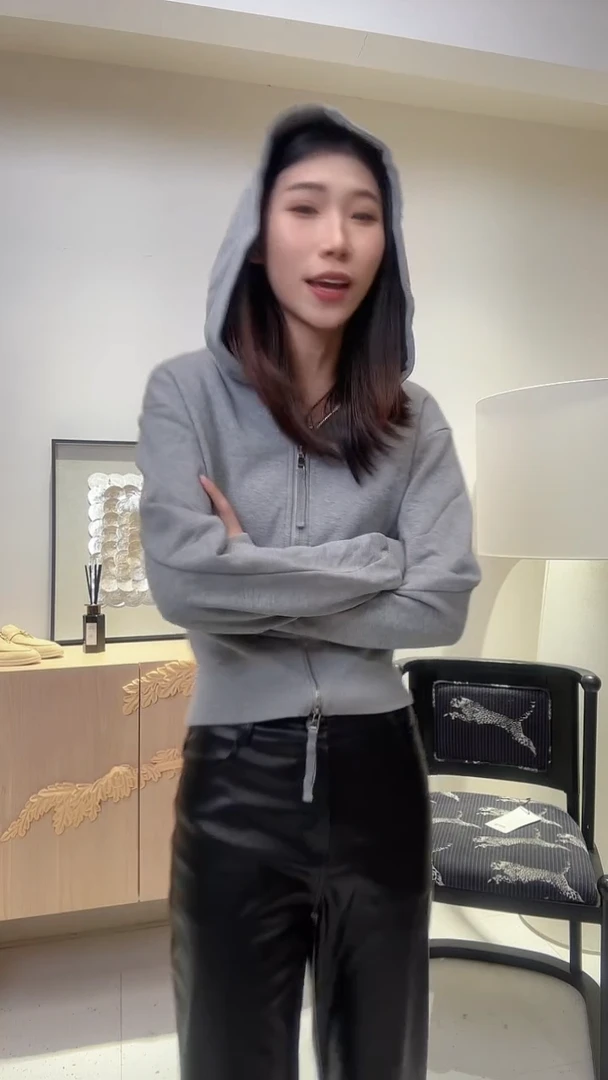 修身套头羊毛卫衣