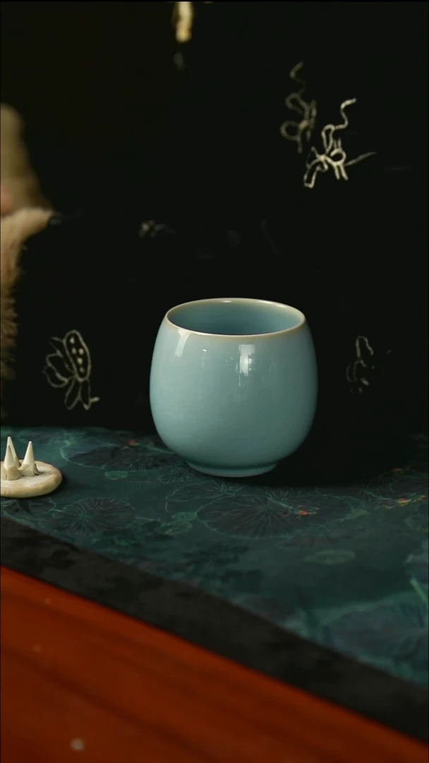 暖手杯 支钉 开片一级品  130毫升