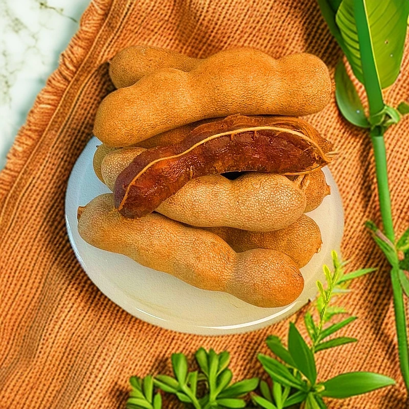 傣家人西双版纳新鲜水果甜酸角罗望子云南稀有水果