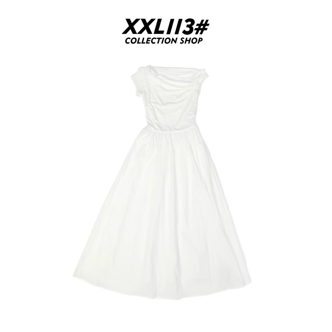 连衣裙日常收腰极简风X5F15D5944