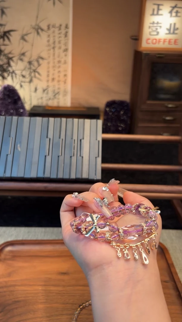 【闪购商品】烟晶手链合金玻利维亚