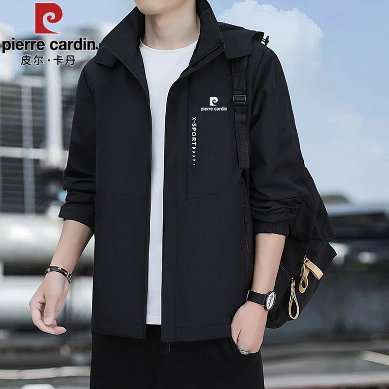皮尔卡丹户外防水防风中老年冲锋衣秋冬外套男士爆款2025爸爸夹克