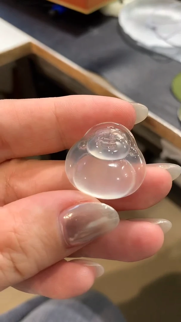 未镶嵌蛇纹石玉吊坠(不含链)佛公