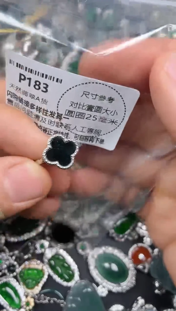 颈饰未镶嵌翡翠P183戒指