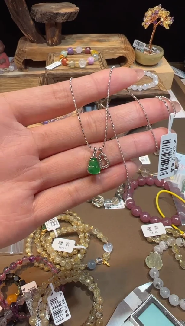 手饰翡翠银S925镶嵌手饰@@Z2951