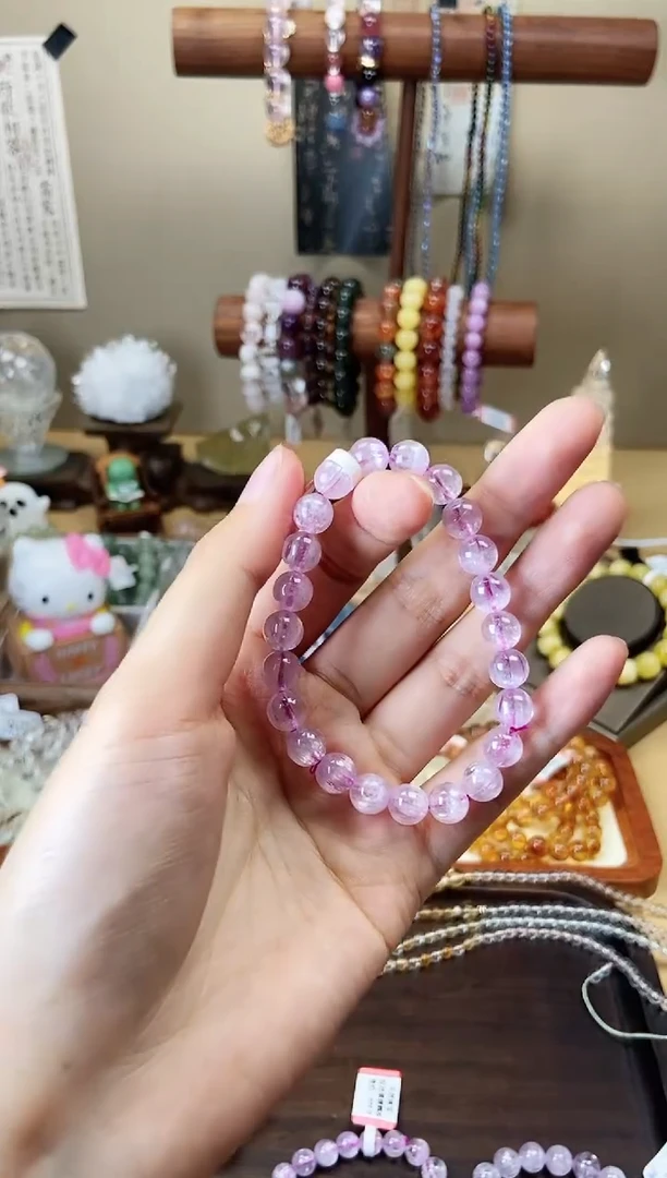 【闪购商品】手串锂辉石未镶嵌8mm紫锂辉