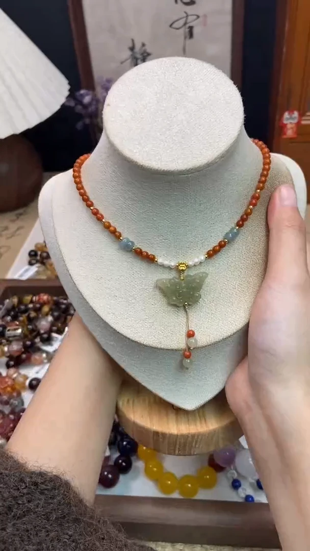 蜜蜡颈饰未镶嵌142