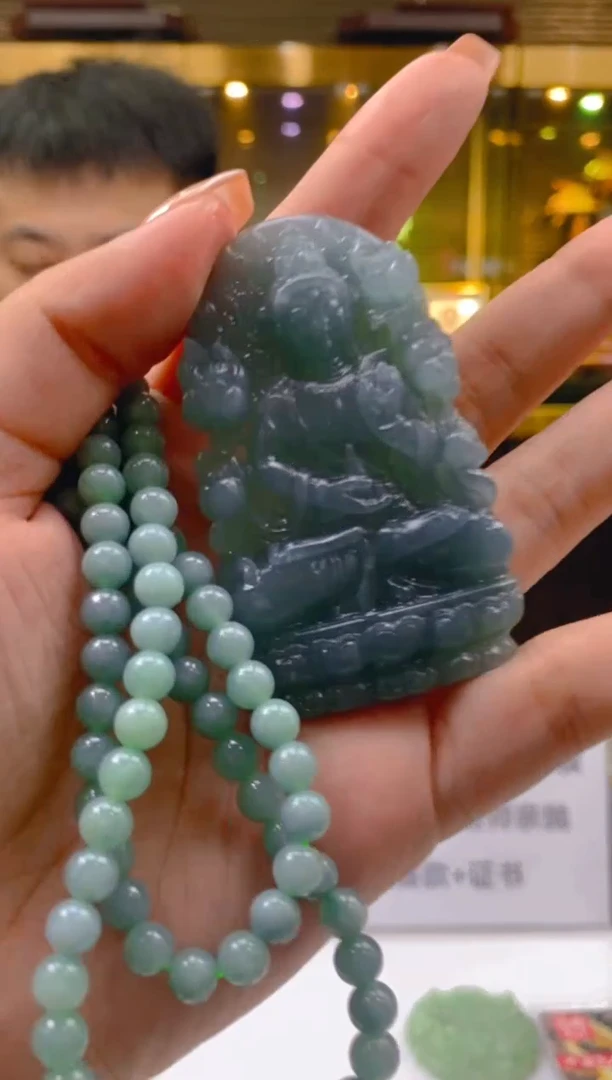 定制翡翠未镶嵌闪购毛货链接XBL015