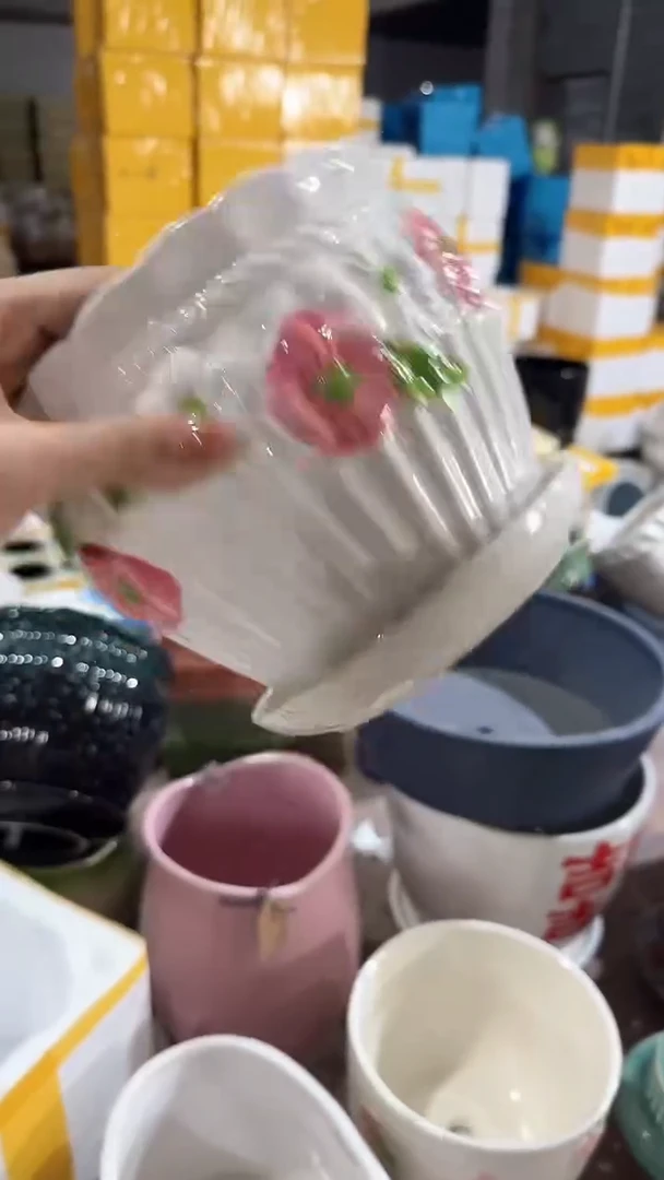 高温陶瓷花盆+Q100