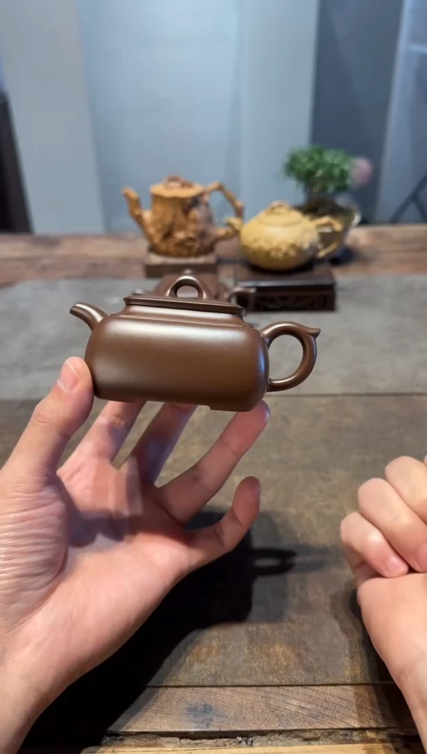 茶壶紫砂大*长四方 紫砂壶