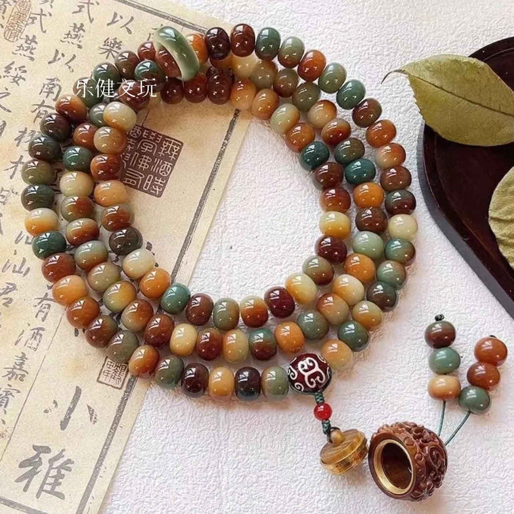 严选菩提子特色手持108颗香炉款【敦煌飞天】脖挂男女学生文玩佛珠