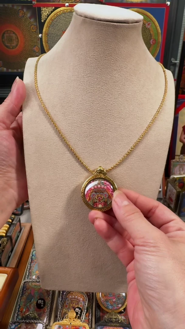 【闪购商品】吊坠壹善缘城手绘唐卡扎基