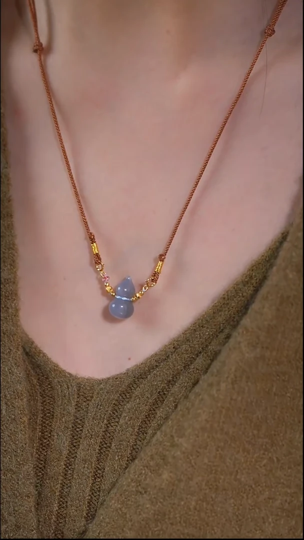 泥塑HETIAN 烟灰葫芦编绳