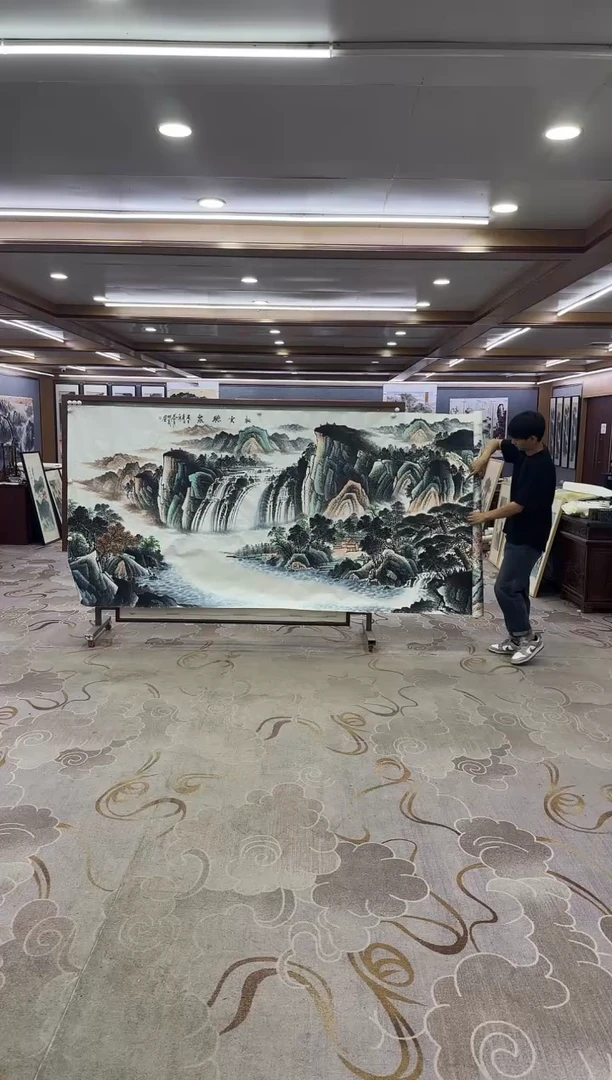 绘画绘画Y-邵明义-大丈二-山水画