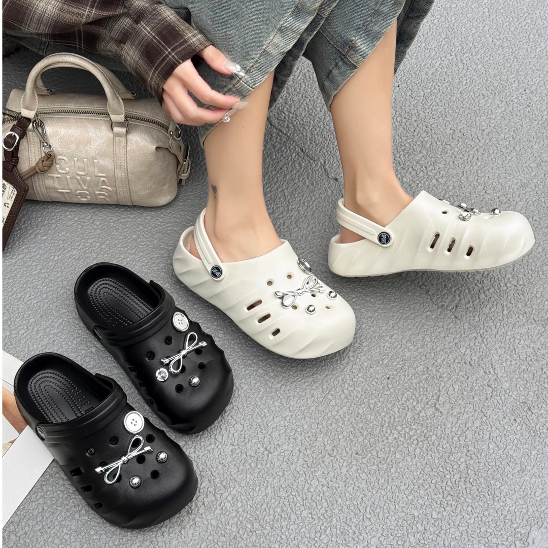 透气防滑洞洞鞋软底舒适踩屎感夏季轻便