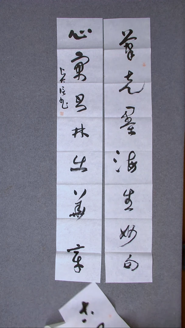 书法詹贤信 广东广州138*23*2（6）