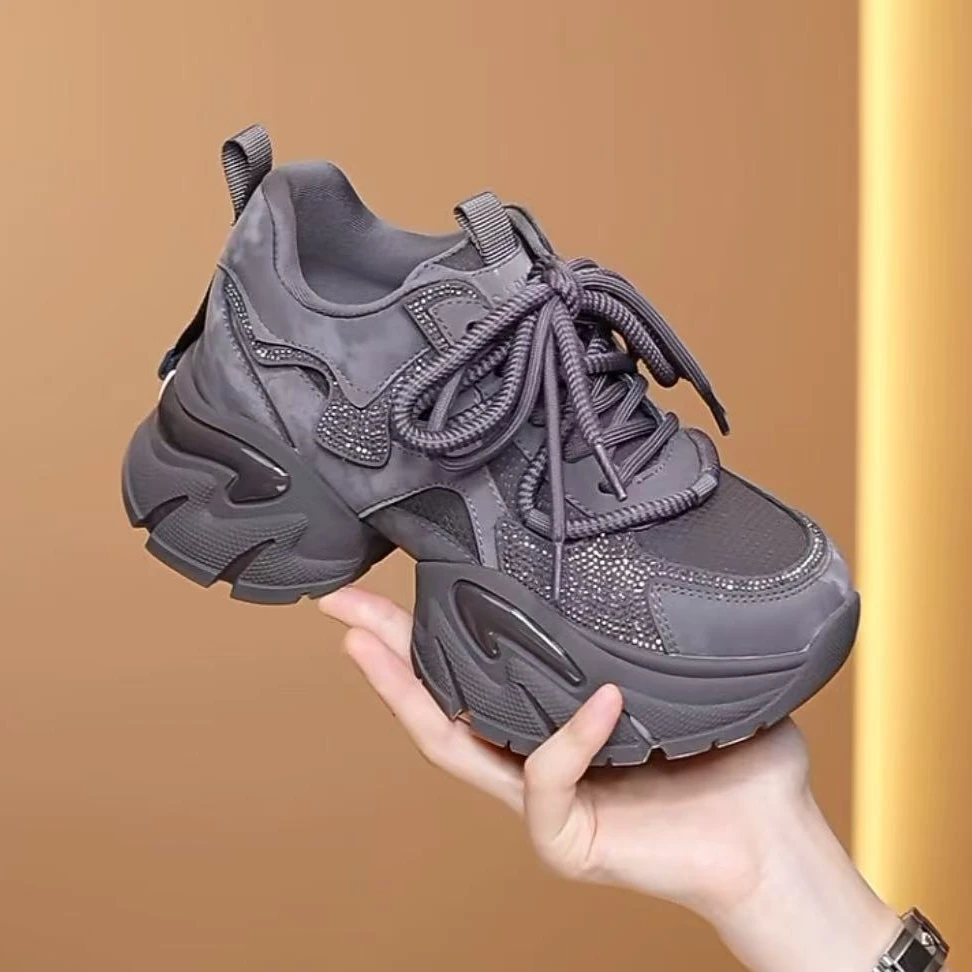 【双11好物】达芙妮秋冬新款集合链接百搭增高加绒老爹鞋舒适女鞋LL