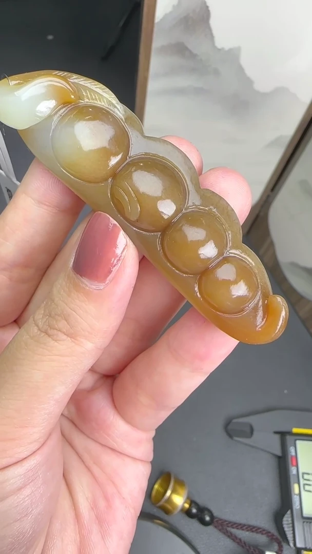 吊坠(不含链)未镶嵌和田玉JJD1216028多样性发一