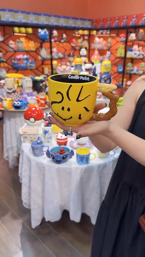 瓷片@@幸福一家人塔克陶瓷杯