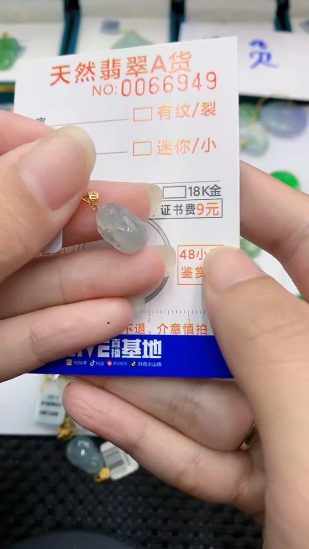 【闪购商品】翡翠颈饰18K金镶嵌            8