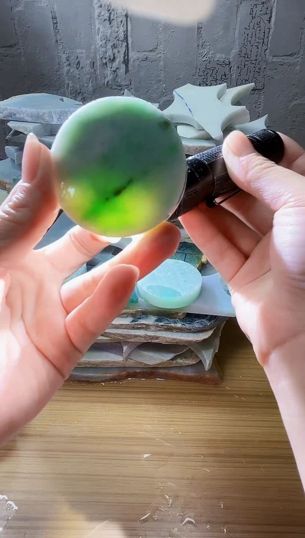 裸石翡翠天然翡翠A货余 南 474