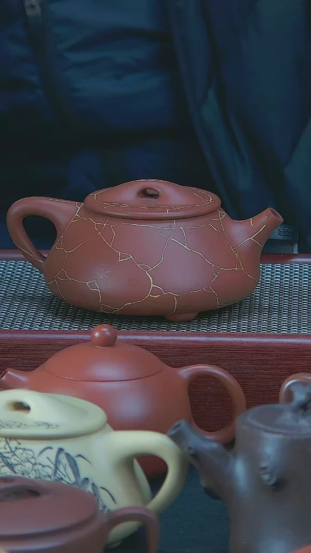 【闪购商品】紫砂茶壶石瓢大红泥