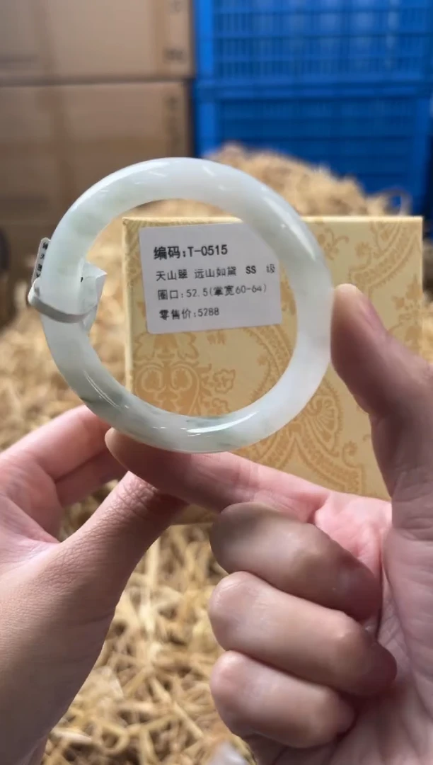 未镶嵌手镯石英质玉T-0515