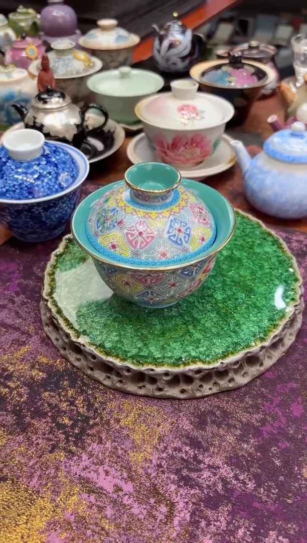 摩吉陶陶闪拍链接 万花盖碗
