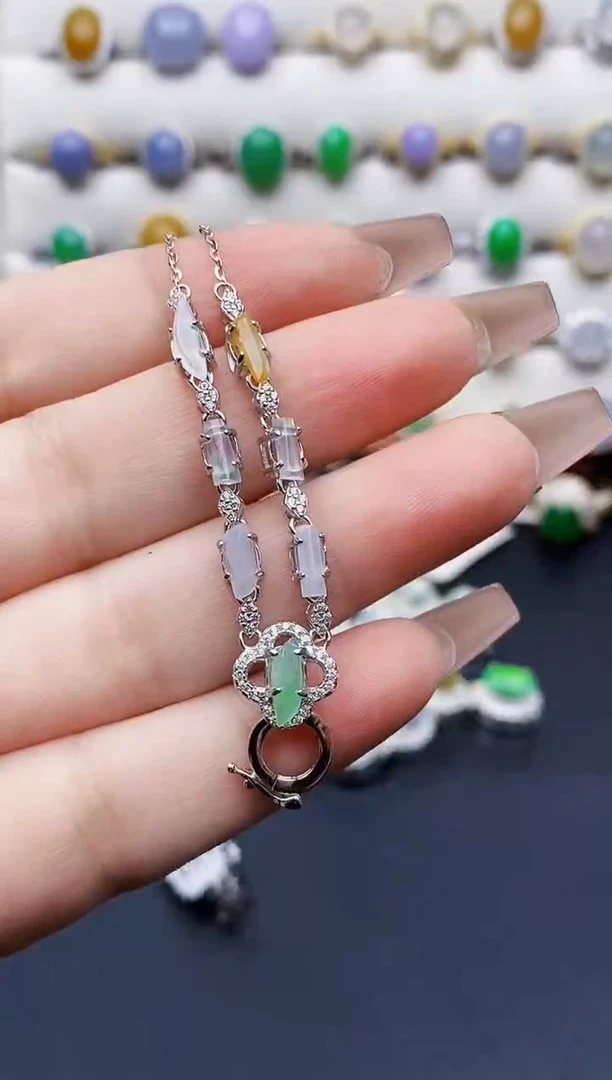 银S925镶嵌戒指翡翠1393