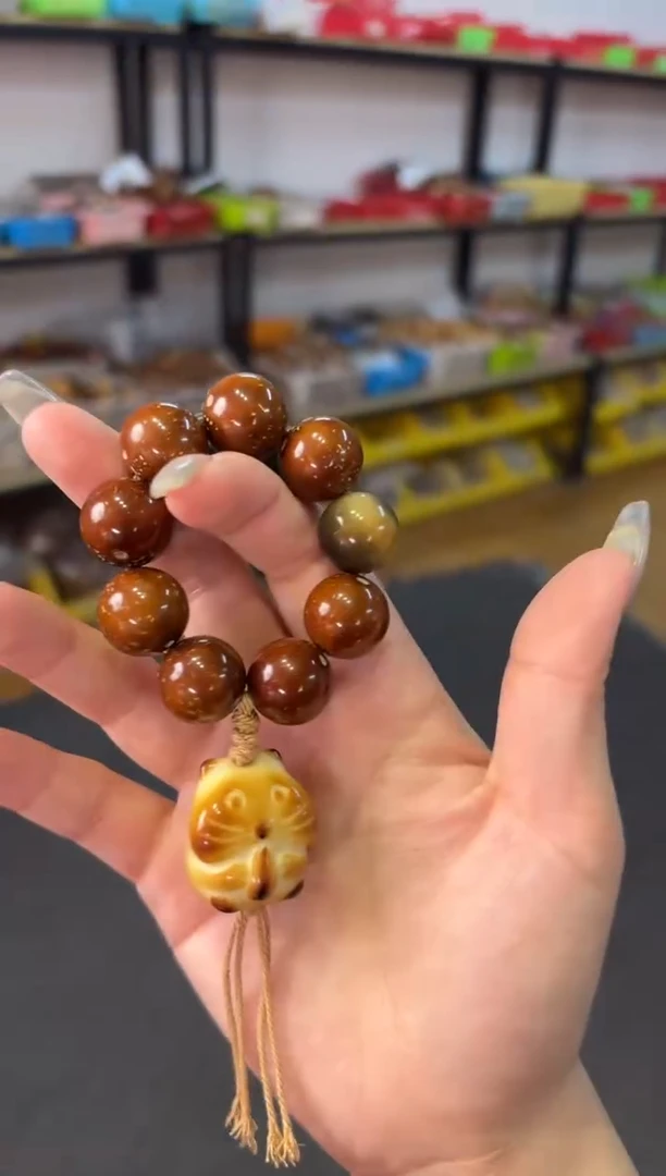 【闪购商品】菩提根/象牙果吊坠 1.6紫金鼠仓鼠手捻