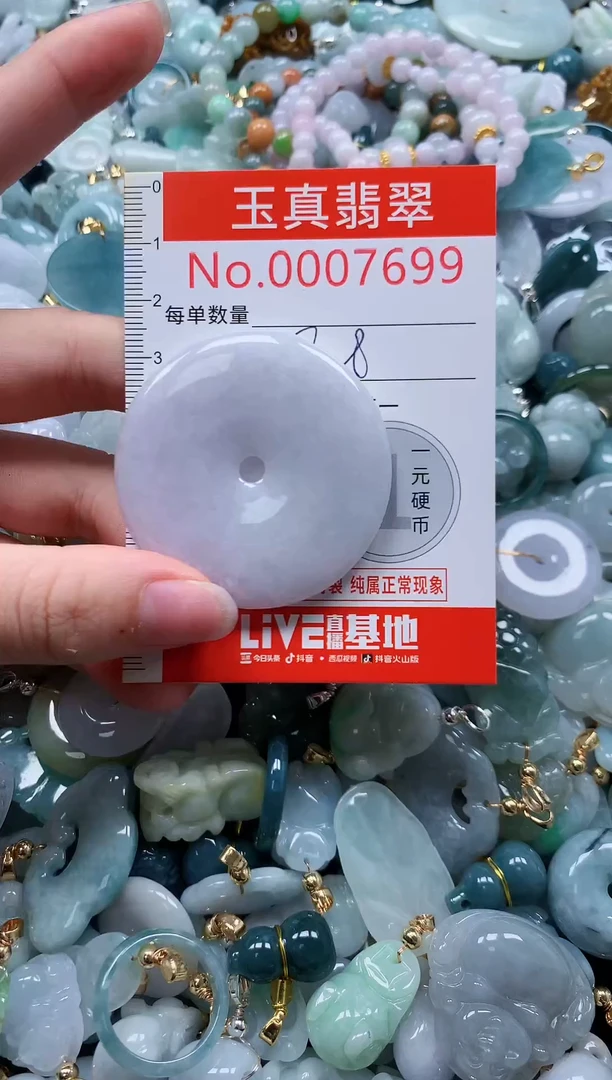 翡翠未镶嵌吊坠(不含链)7699