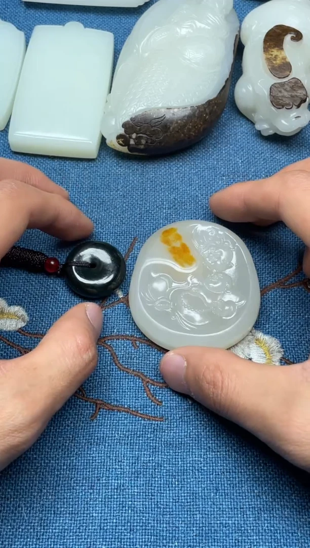颈饰未镶嵌和田玉疯***城14